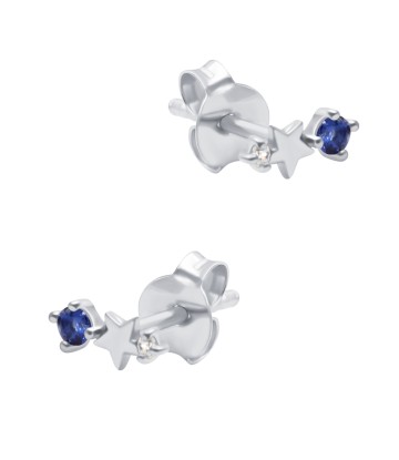 September Birthstone Silver Stud Earring STS-6804